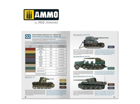 AMMO MIG vadovas: ankstyvų WWII vokiečių tankų dažymas 1936–1943, daugiakalbis