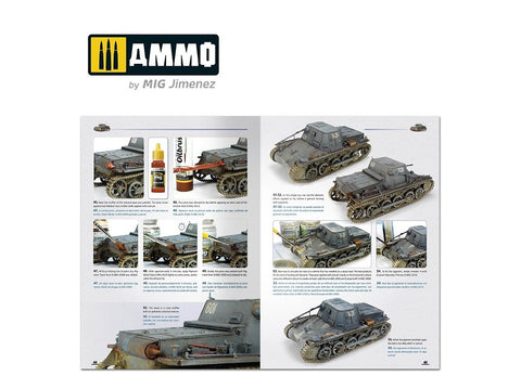 AMMO MIG vadovas: ankstyvų WWII vokiečių tankų dažymas 1936–1943, daugiakalbis