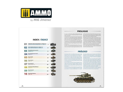 AMMO MIG vadovas: ankstyvų WWII vokiečių tankų dažymas 1936–1943, daugiakalbis