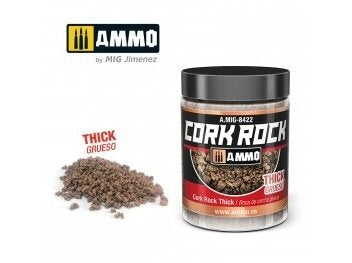 AMMO MIG kamštinės uolienos granulės dioramoms, stambios, 100 ml