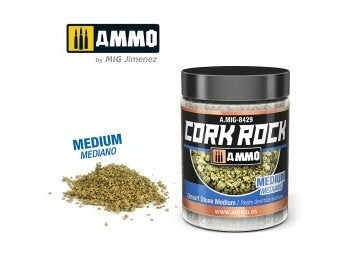 AMMO MIG kamštinės granulės „Cork Rock“ dykumos akmenims, 100 ml