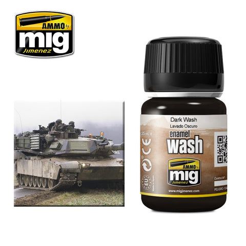AMMO MIG Dark Wash sendinimo emalė NATO kamufliažui 35 ml