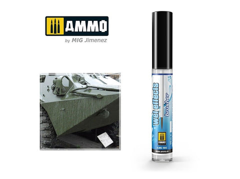 AMMO by MIG 1802 Effects Brusher – Šlapių efektų emalė modeliams