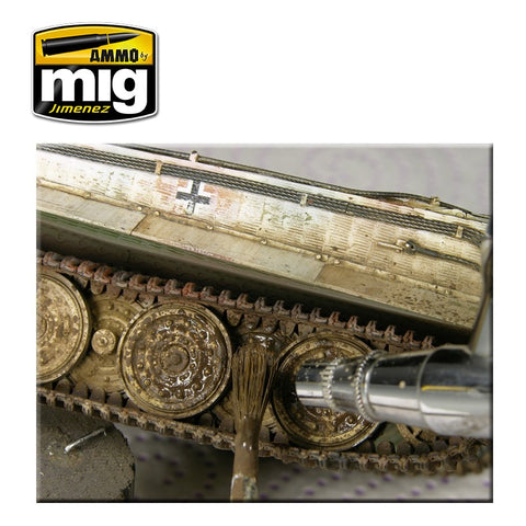 AMMO MIG FRESH MUD sendinimo emalis, tamsiai rudas purvo efektui, 35 ml 1402