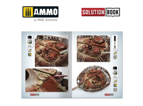 AMMO MIG SOLUTION BOOK: rūdžių dažymo vadovas, daugiakalbis, 6519