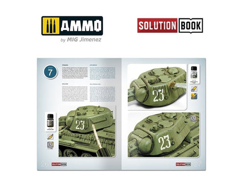 4BO žalių sovietinių šarvuočių dažymo vadovas AMMO MIG knyga