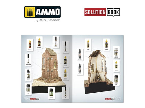 AMMO MIG Solution Book: Plytinių pastatų dažymas ir sendinimas (6510)