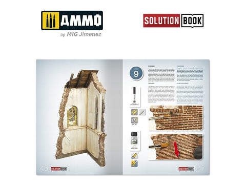 AMMO MIG Solution Book: Plytinių pastatų dažymas ir sendinimas (6510)