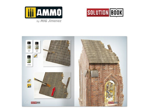 AMMO MIG Solution Book: Plytinių pastatų dažymas ir sendinimas (6510)
