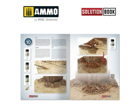 AMMO MIG Solution Book: Plytinių pastatų dažymas ir sendinimas (6510)