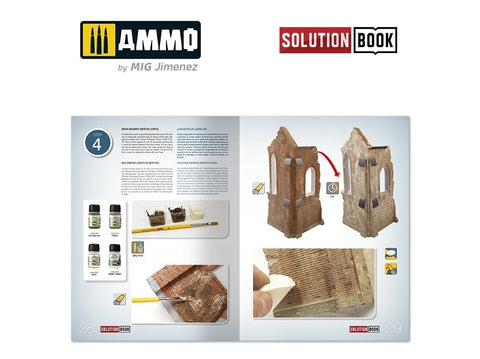AMMO MIG Solution Book: Plytinių pastatų dažymas ir sendinimas (6510)