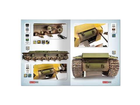 AMMO MIG Solution Book 37 – WWII 4BO Green Vehicles dažymo vadovas 6608