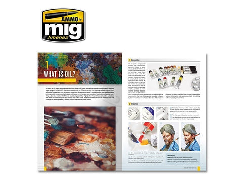 AMMO MIG aliejinių dažų gidas modeliui „How to Paint with Oils“