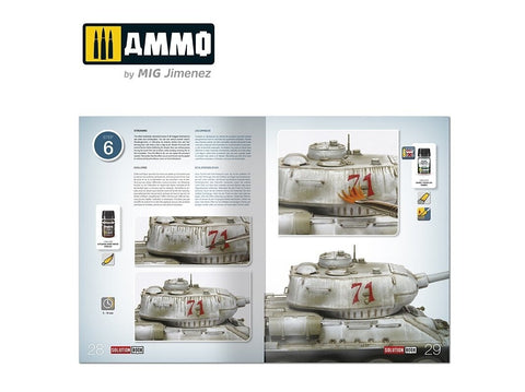 AMMO MIG Solution Book 20: WWII sovietinių žiemos kamufliažo dažymo gidas 6603