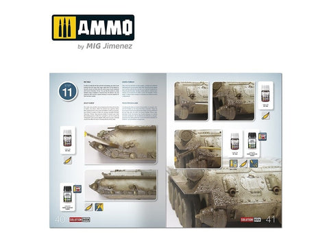 AMMO MIG Solution Book 20: WWII sovietinių žiemos kamufliažo dažymo gidas 6603