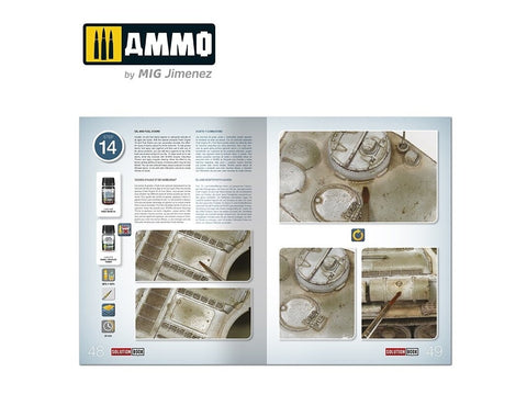 AMMO MIG Solution Book 20: WWII sovietinių žiemos kamufliažo dažymo gidas 6603