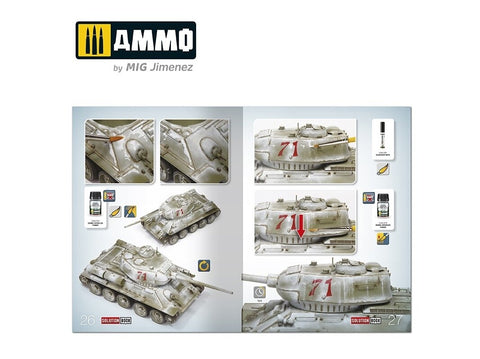 AMMO MIG Solution Book 20: WWII sovietinių žiemos kamufliažo dažymo gidas 6603