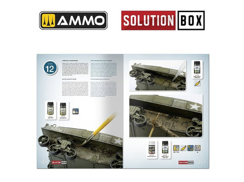 AMMO MIG Solution Book: WWII JAV ETO technikos dažymo vadovas