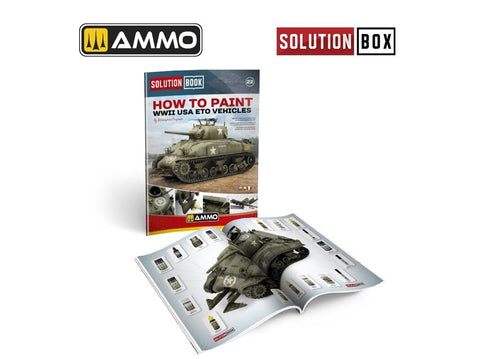 AMMO MIG Solution Book: WWII JAV ETO technikos dažymo vadovas
