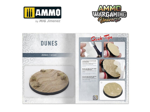 AMMO MIG dykumų dioramų vadovas „Remote Deserts“, 28 psl.