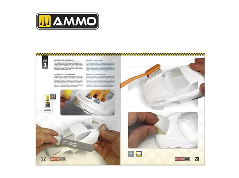 AMMO MIG Solution Book 24 – Automobilių modelių dažymas ir lakavimas