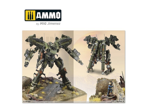 AMMO MIG In Combat 3: Future Wars – mechų dažymo ir sendinimo knyga (EN) 6086
