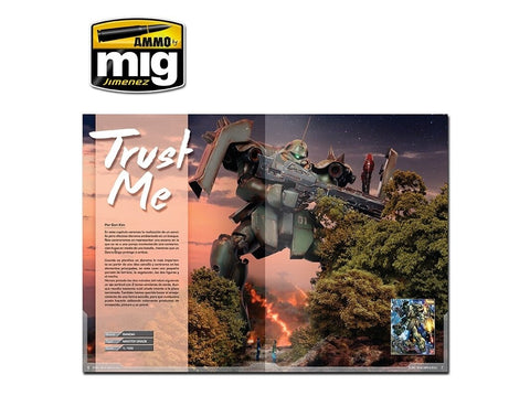 AMMO MIG In Combat 2: Mecha Battlegrounds – mechų dažymo knyga (EN) 6026