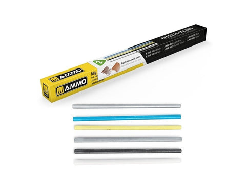 AMMO MIG LOCK N LOAD akvareliniai sendinimo pieštukai, 6 vnt., modeliams