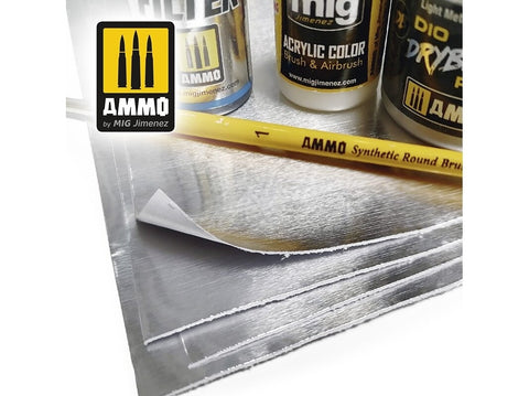 AMMO MIG saviklijuojama aliuminio plėvelė modeliavimui 280x195 mm, 8247