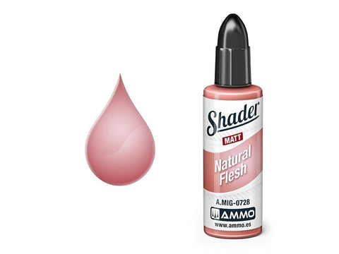 AMMO MIG Matt Shader dažai aerografui Natūrali oda 10 ml A.MIG-0728