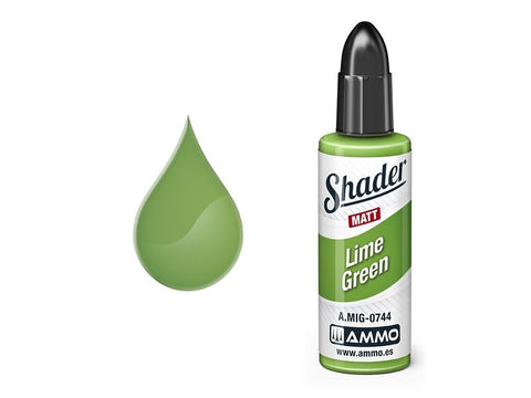 AMMO MIG Matt Shader dažai – Citrininė žalia, 10 ml (0744)