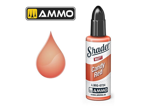 AMMO MIG Shader dažai Candy Red, matinis, 10 ml (A.MIG-0724)