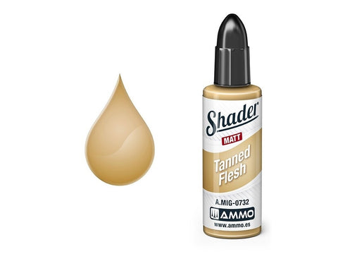 AMMO MIG Matt Shader dažai Tanned Flesh 10 ml (A.MIG-0732)