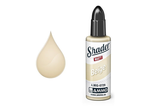AMMO MIG Matt Shader smėlinė 10 ml (0729) – matinis efektų dažai aerografui