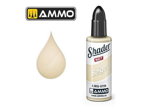 AMMO MIG Matt Shader smėlinė 10 ml (0729) – matinis efektų dažai aerografui