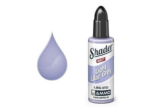 AMMO MIG SHADER matiniai dažai Šviesiai alyvinė pilka 10 ml (0753)