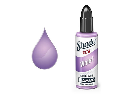 AMMO MIG Shader matiniai violetiniai dažai modeliavimui 10 ml (0752)
