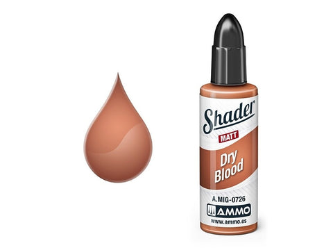 AMMO MIG MATT SHADER Dry Blood dažai 10 ml (0726)