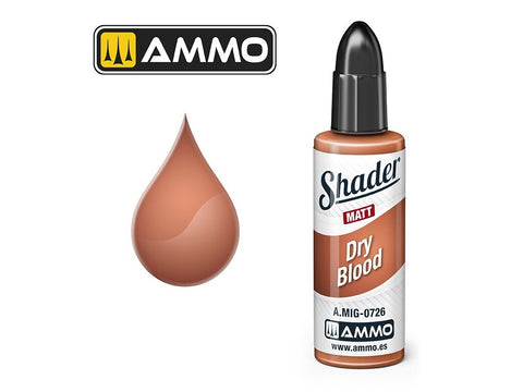 AMMO MIG MATT SHADER Dry Blood dažai 10 ml (0726)