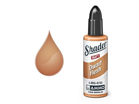 AMMO MIG Matt Shader Dwarf Flesh 0733, 10 ml – šešėliavimo dažai