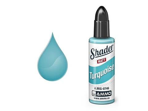 AMMO MIG SHADER matinis turkio akriliniai dažai, 10 ml (A.MIG-0746)