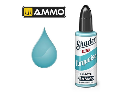 AMMO MIG SHADER matinis turkio akriliniai dažai, 10 ml (A.MIG-0746)