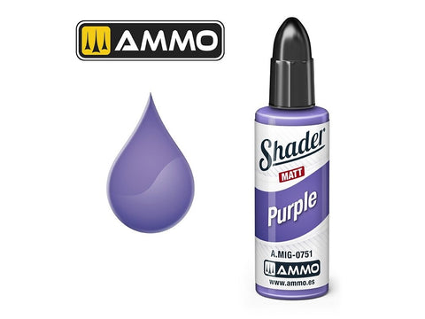 AMMO MIG Matinis Shader dažai, violetinė 10 ml (0751)