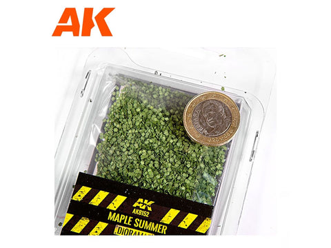 AK Interactive vasaros klevo lapai 28mm / 1:72 dioramoms, 7 g