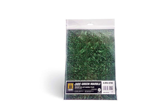AMMO MIG Jade Green marmuro kvadratinės plytelės – lakštai 8780
