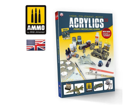 AMMO MIG akrilinių dažų vadovas modelių dažymui 2.0 (EN)