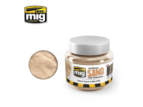 AMMO MIG akrilinis purvas SAND GROUND, 250 ml dioramoms