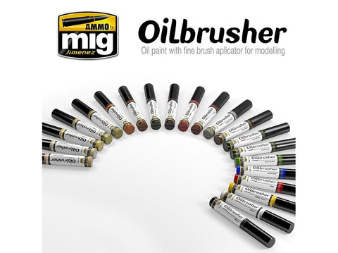 AMMO MIG Oilbrusher aliejiniai dažai Raudonas gruntas 3511 sendinimui