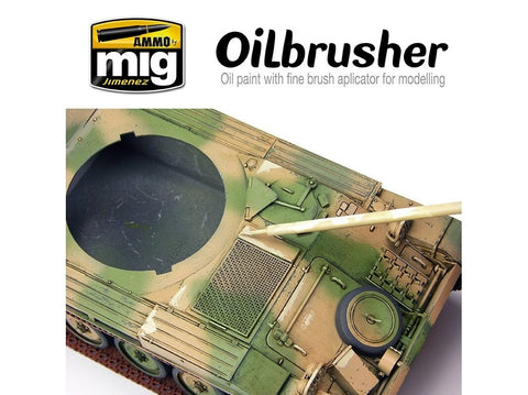 AMMO MIG Oilbrusher auksinė 3539 – aliejiniai dažai sendinimui