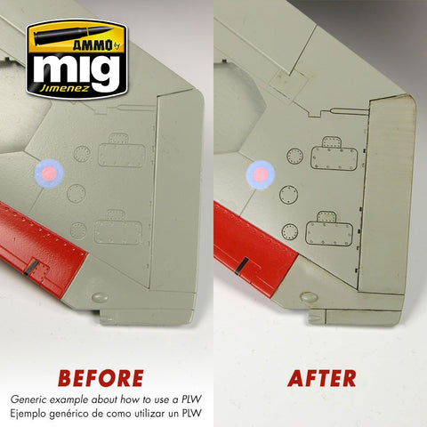 AMMO MIG Panel Line Wash Šviesiai pilkas SKY GREY, 35 ml (1607)